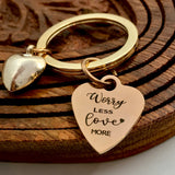 Worry LESS Love MORE Custom Key Chain | Bellaire Wholesale