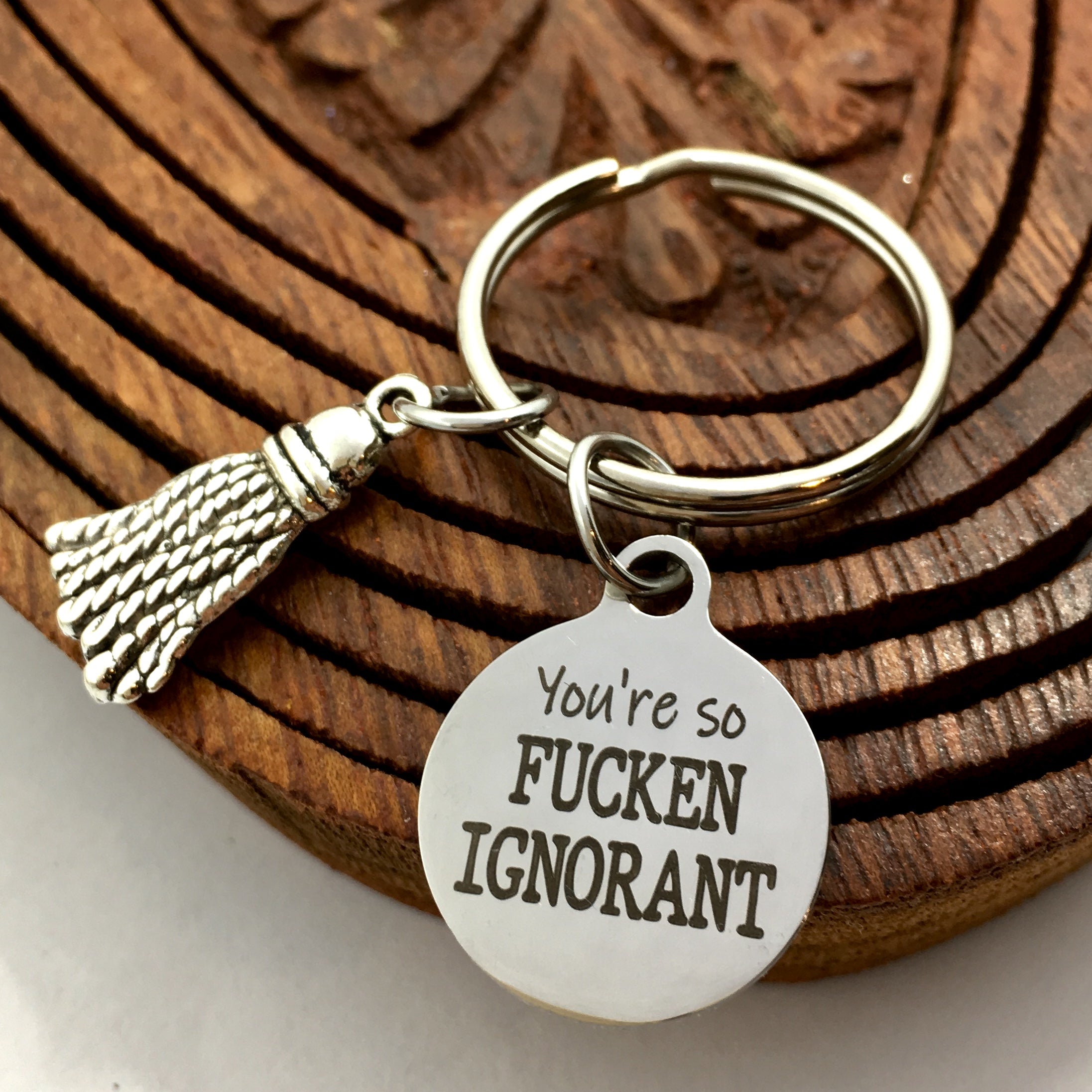 Mature Content Custom Key Chain | Bellaire Wholesale