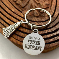 Mature Content Custom Key Chain | Bellaire Wholesale