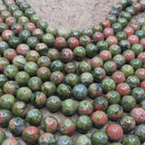 8mm Unakite Beads | Bellaire Wholesale