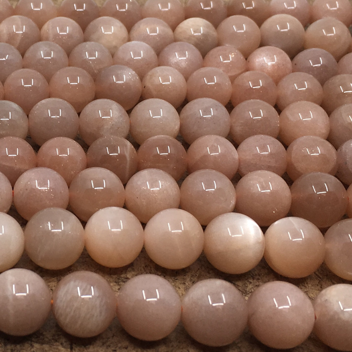 10mm Sunstone Beads | Bellaire Wholesale