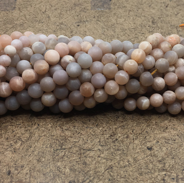 6mm Matte Sunstone Beads | Bellaire Wholesale