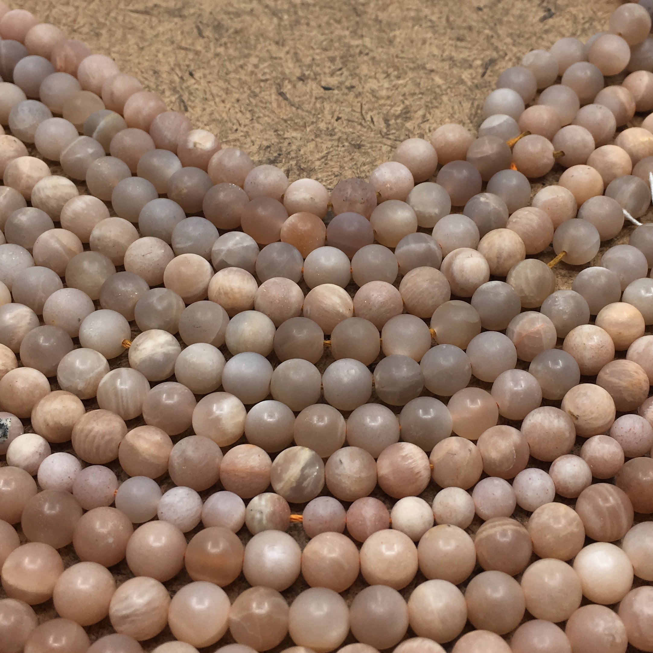 4mm Matte Sunstone Beads | Bellaire Wholesale