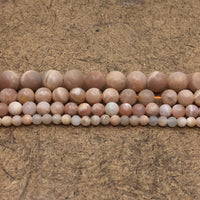 8mm Matte Sunstone Beads | Bellaire Wholesale