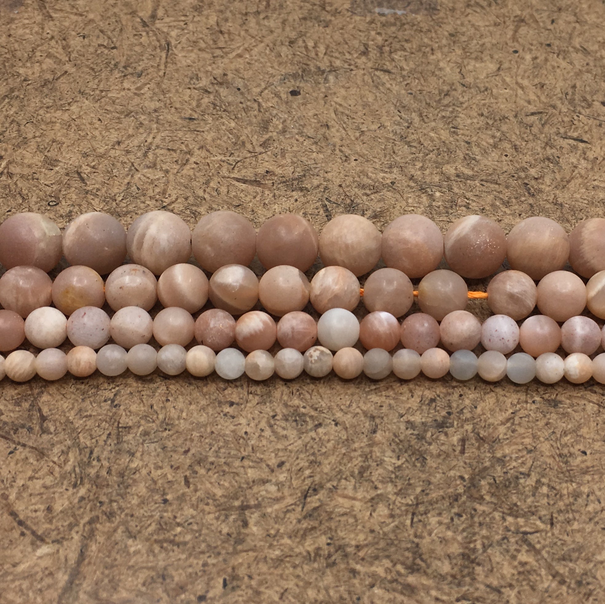 6mm Matte Sunstone Beads | Bellaire Wholesale
