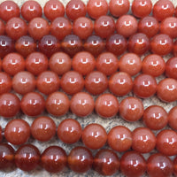 8mm Red Carnelian Bead | Bellaire Wholesale