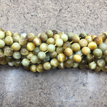 8mm Golden Tiger eye Bead | Bellaire Wholesale