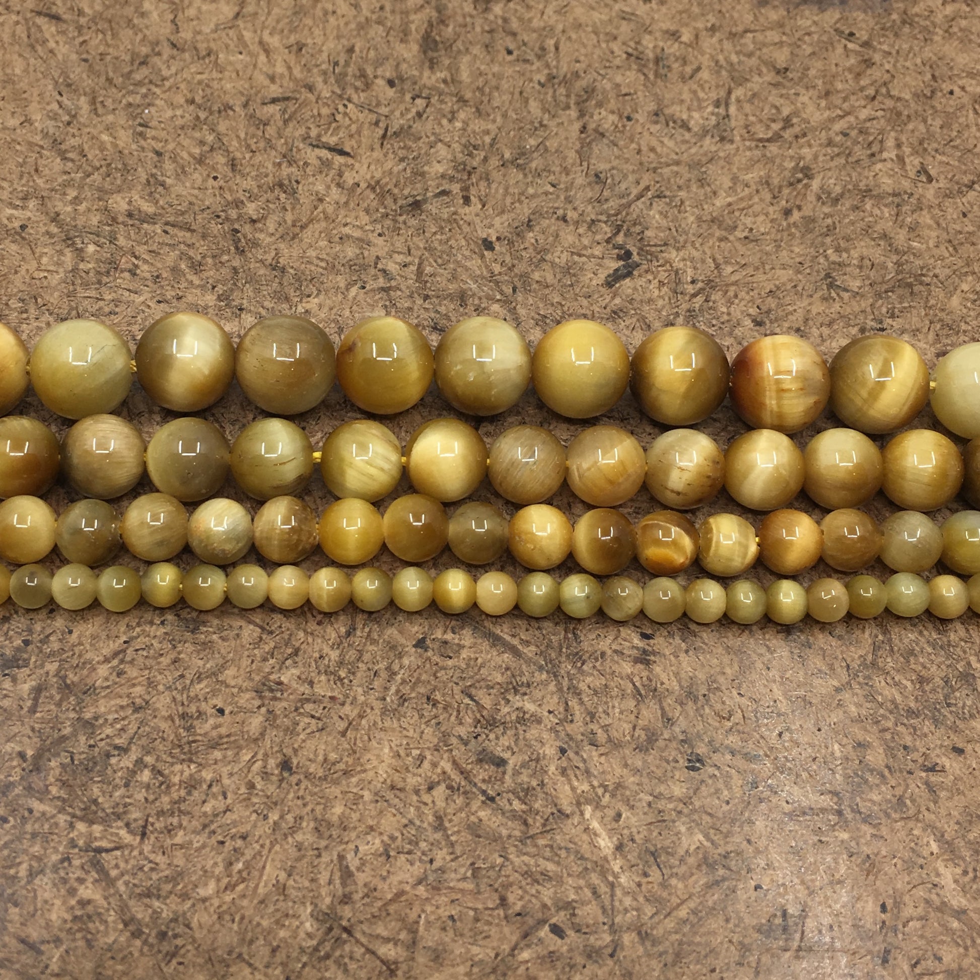 4mm Golden Tiger eye Bead | Bellaire Wholesale