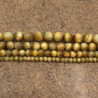 4mm Golden Tiger eye Bead | Bellaire Wholesale