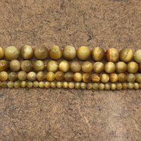 6mm Golden Tiger eye Bead | Bellaire Wholesale