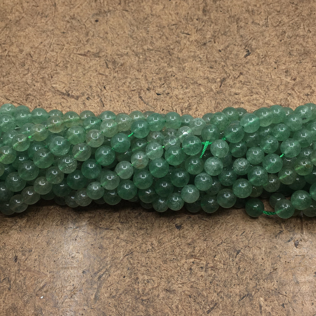 6mm Green Cherry Quartz Bead | Bellaire Wholesale