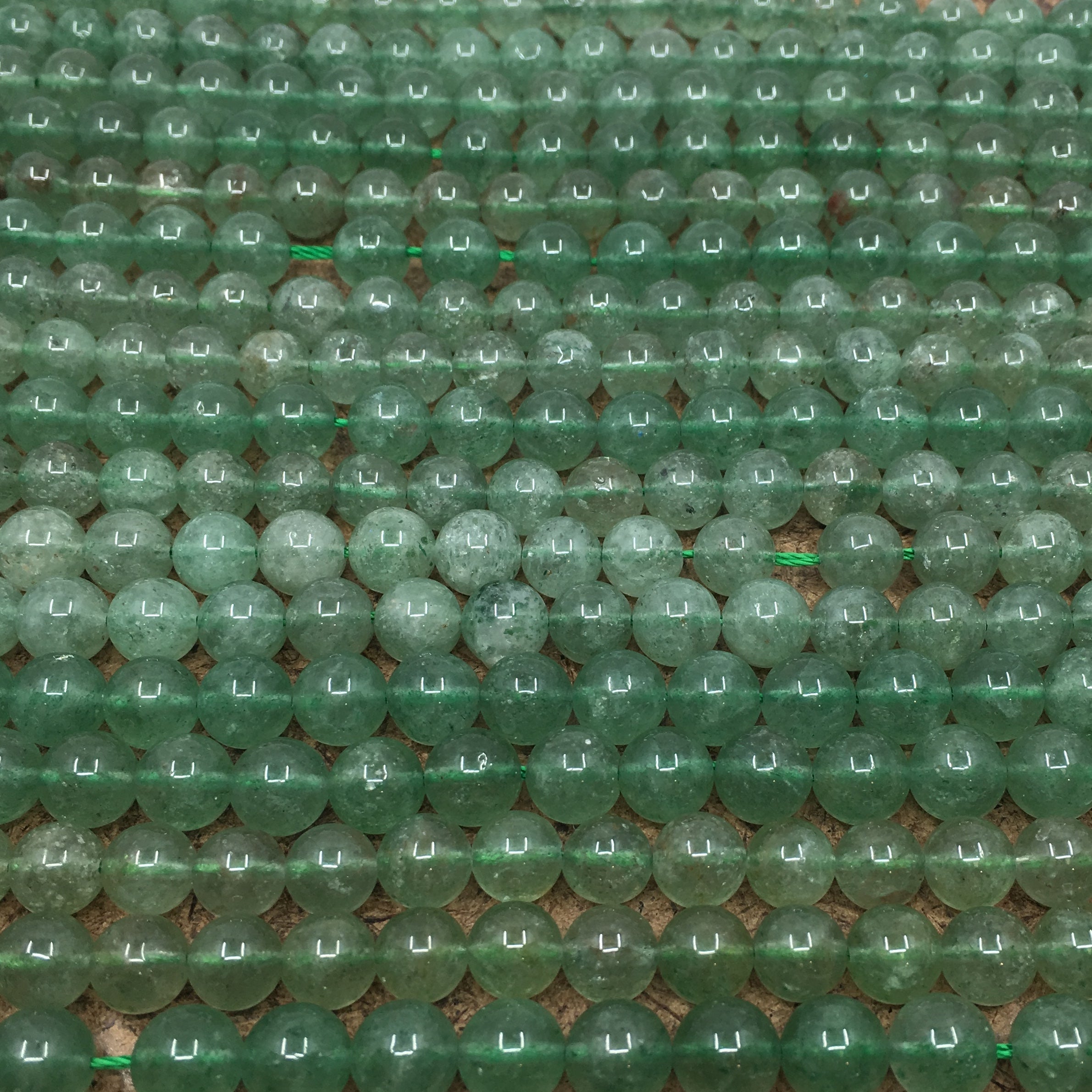 4mm Green Cherry Quartz Bead | Bellaire Wholesale