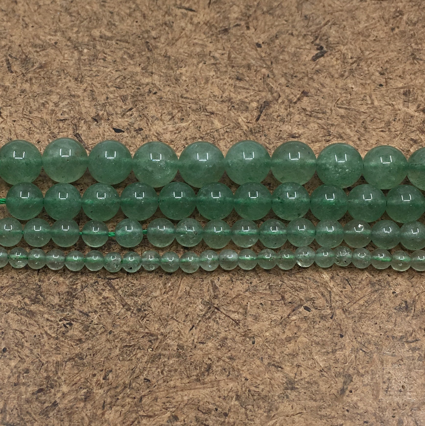 4mm Green Cherry Quartz Bead | Bellaire Wholesale