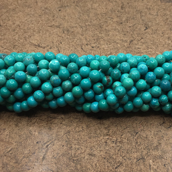 8mm Teal Green Turquoise Bead | Bellaire Wholesale