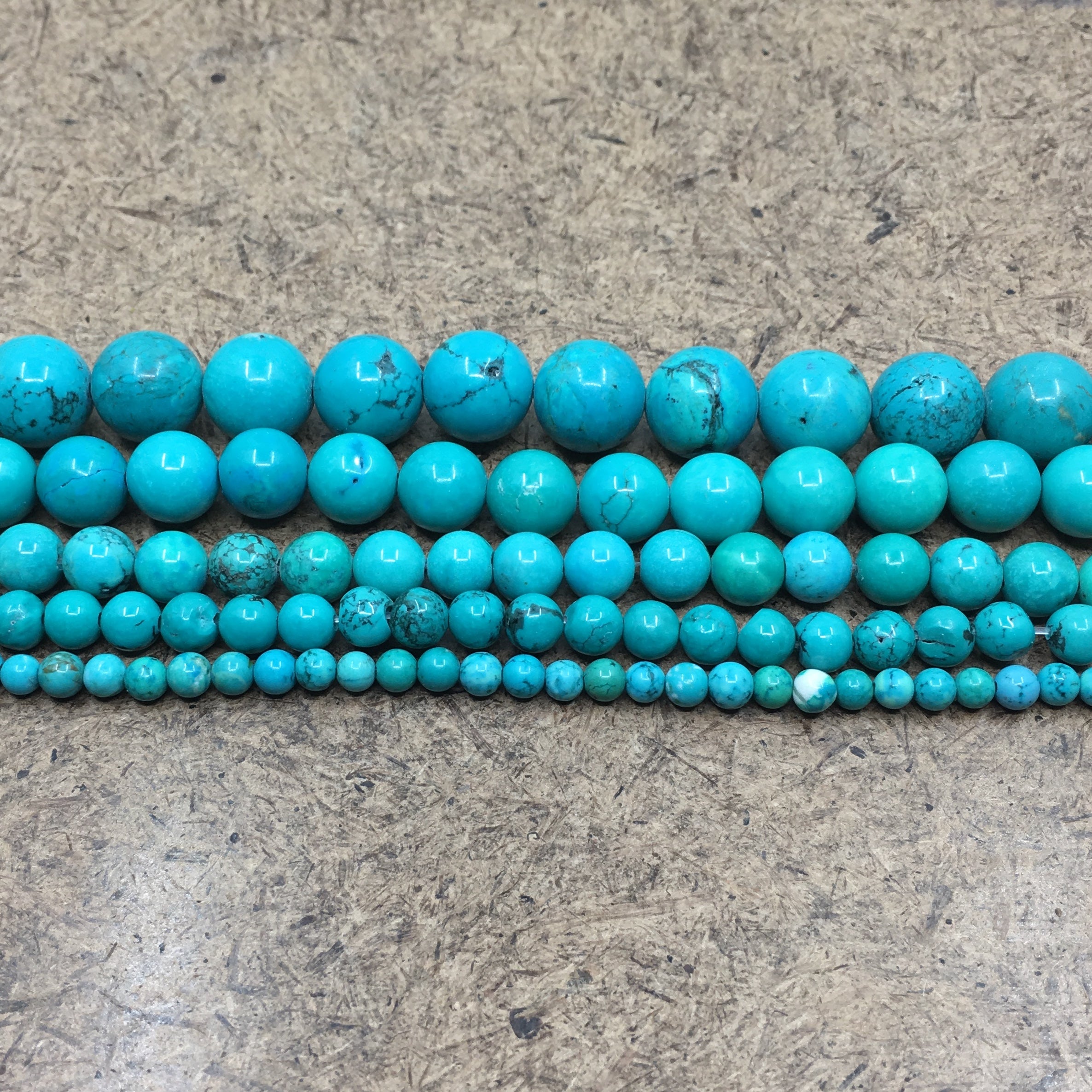 10mm Teal Green Turquoise Bead | Bellaire Wholesale