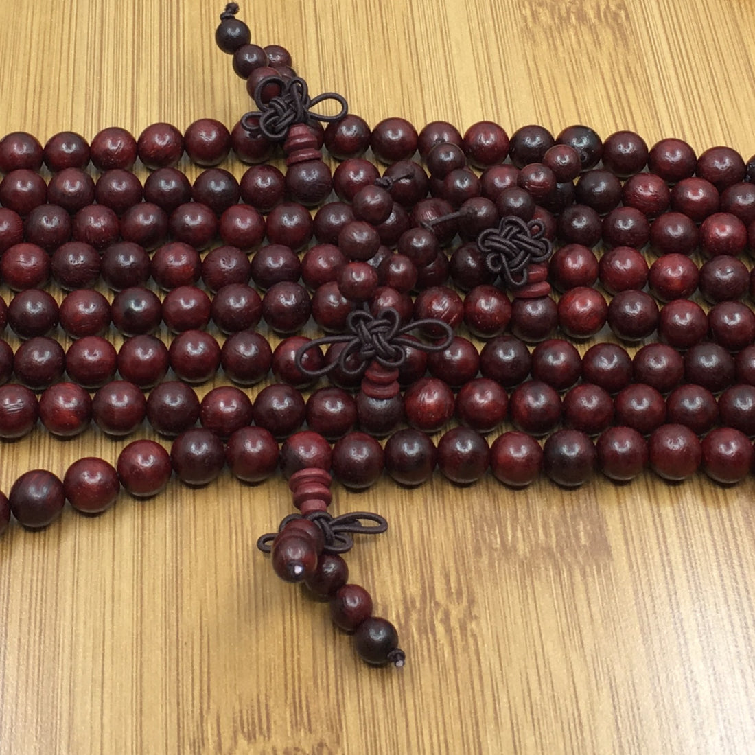 8mm Rosewood Mala Bead with Guru Bead | Bellaire Wholesale