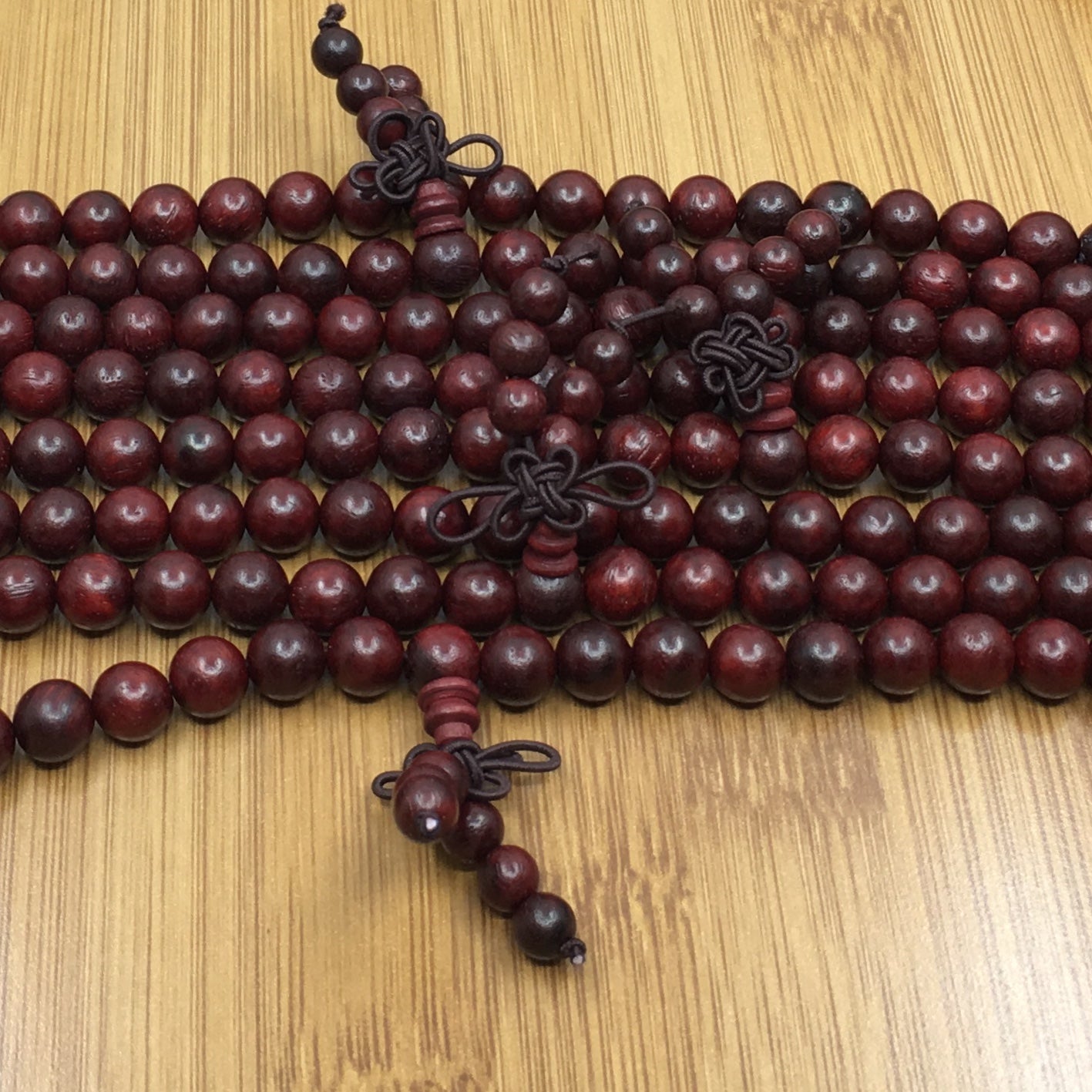 8mm Rosewood Mala Bead with Guru Bead | Bellaire Wholesale