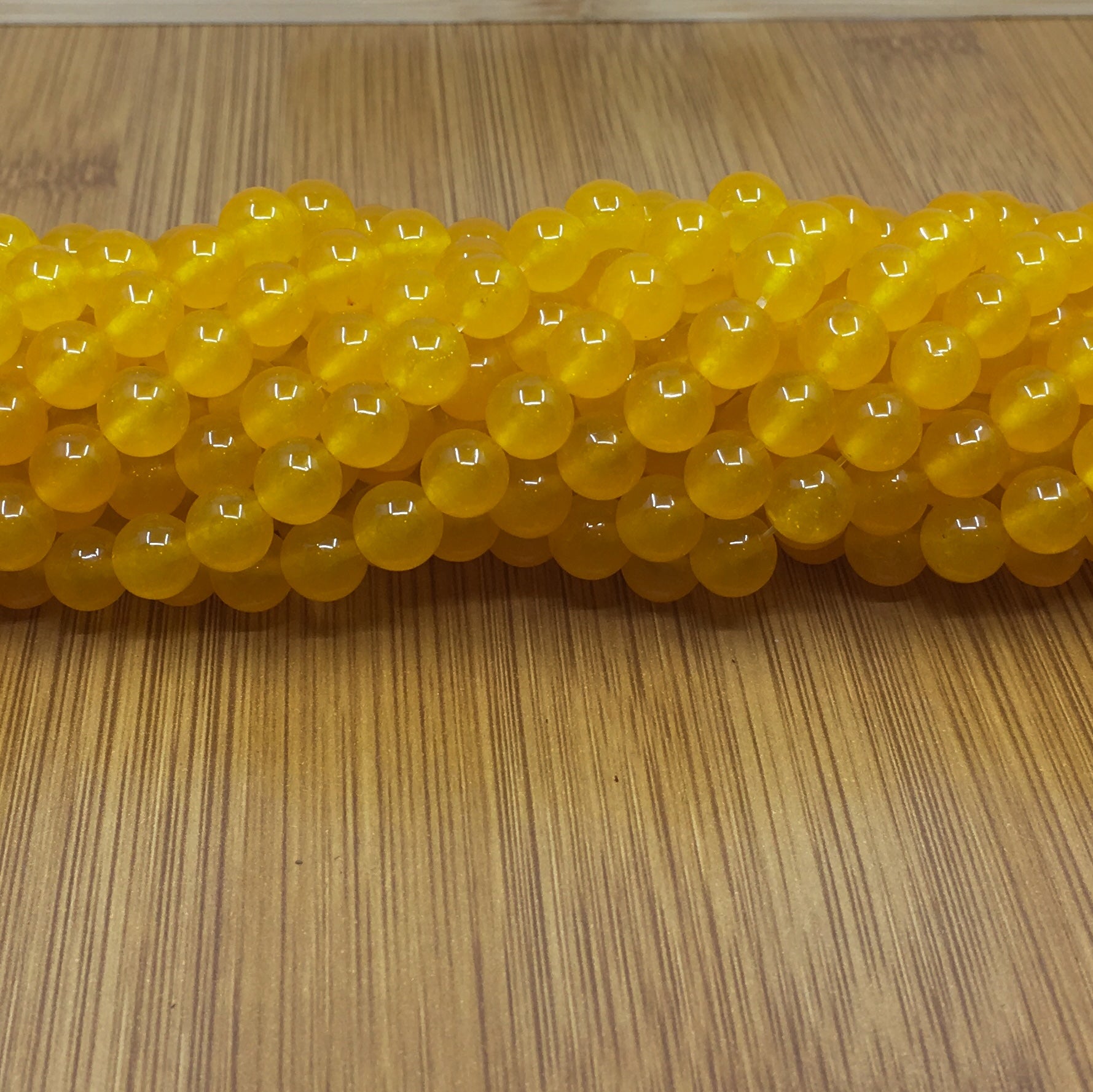 4mm Yellow Jade Bead | Bellaire Wholesale