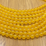 8mm Yellow Jade Bead | Bellaire Wholesale