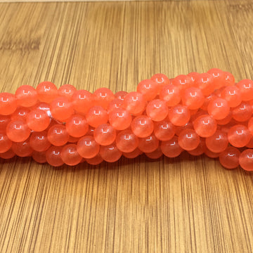 4mm Peach Jade Bead | Bellaire Wholesale