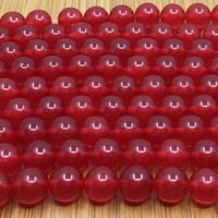 10mm Transparent Red Jade Bead | Bellaire Wholesale