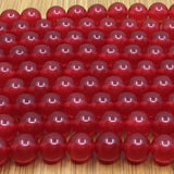 10mm Transparent Red Jade Bead | Bellaire Wholesale