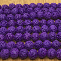 6mm Purple Lava Bead | Bellaire Wholesale