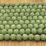 10mm Olive Green Lava Bead | Bellaire Wholesale