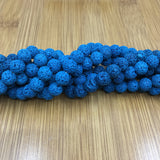 4mm Teal Blue Lava Bead | Bellaire Wholesale