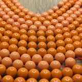 8mm Orange Shell Pearls | Bellaire Wholesale