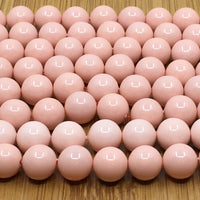 10mm Opaque Pink Shell Pearls | Bellaire Wholesale