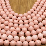 10mm Opaque Pink Shell Pearls | Bellaire Wholesale