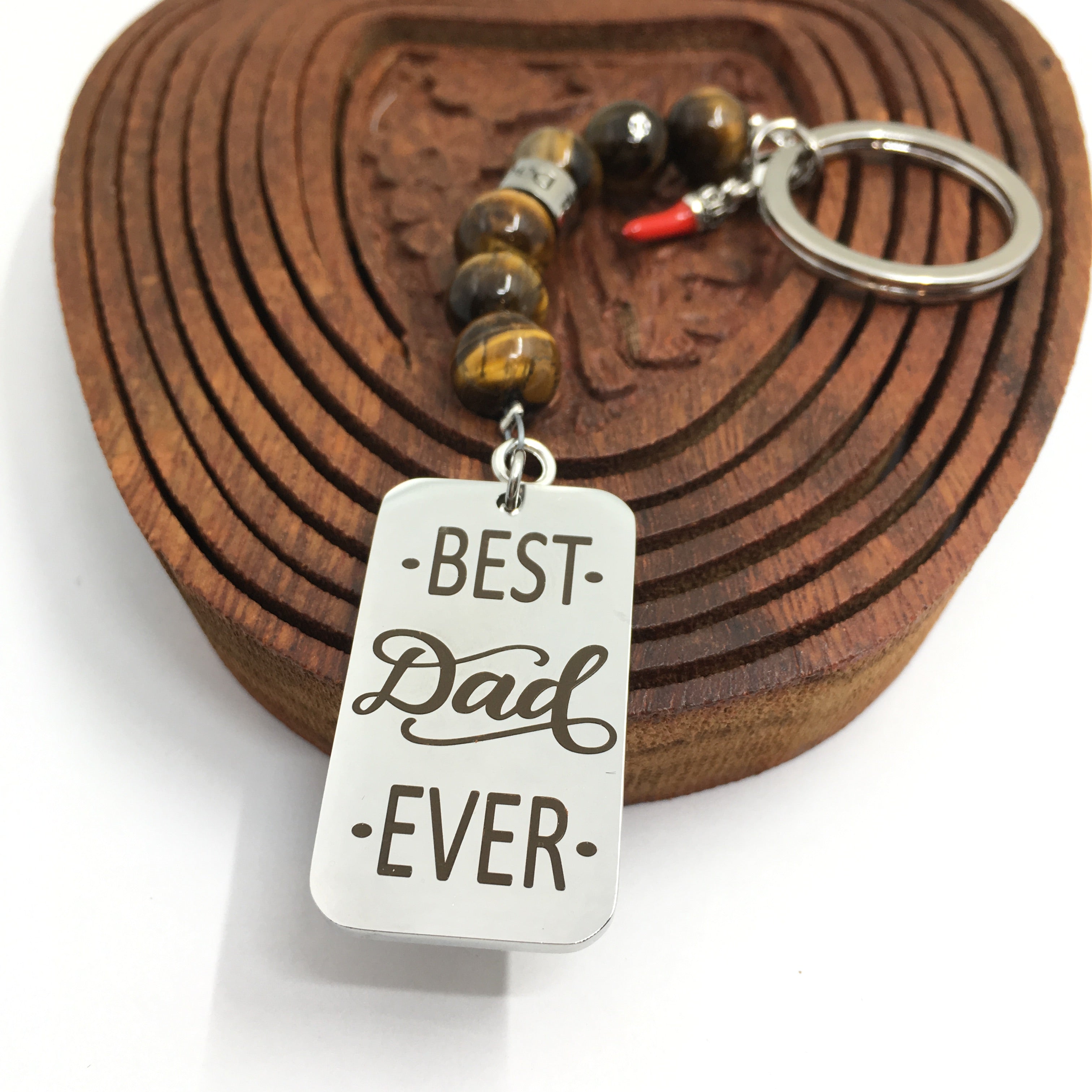 Best Dad Ever Custom Keychain | Bellaire Wholesale