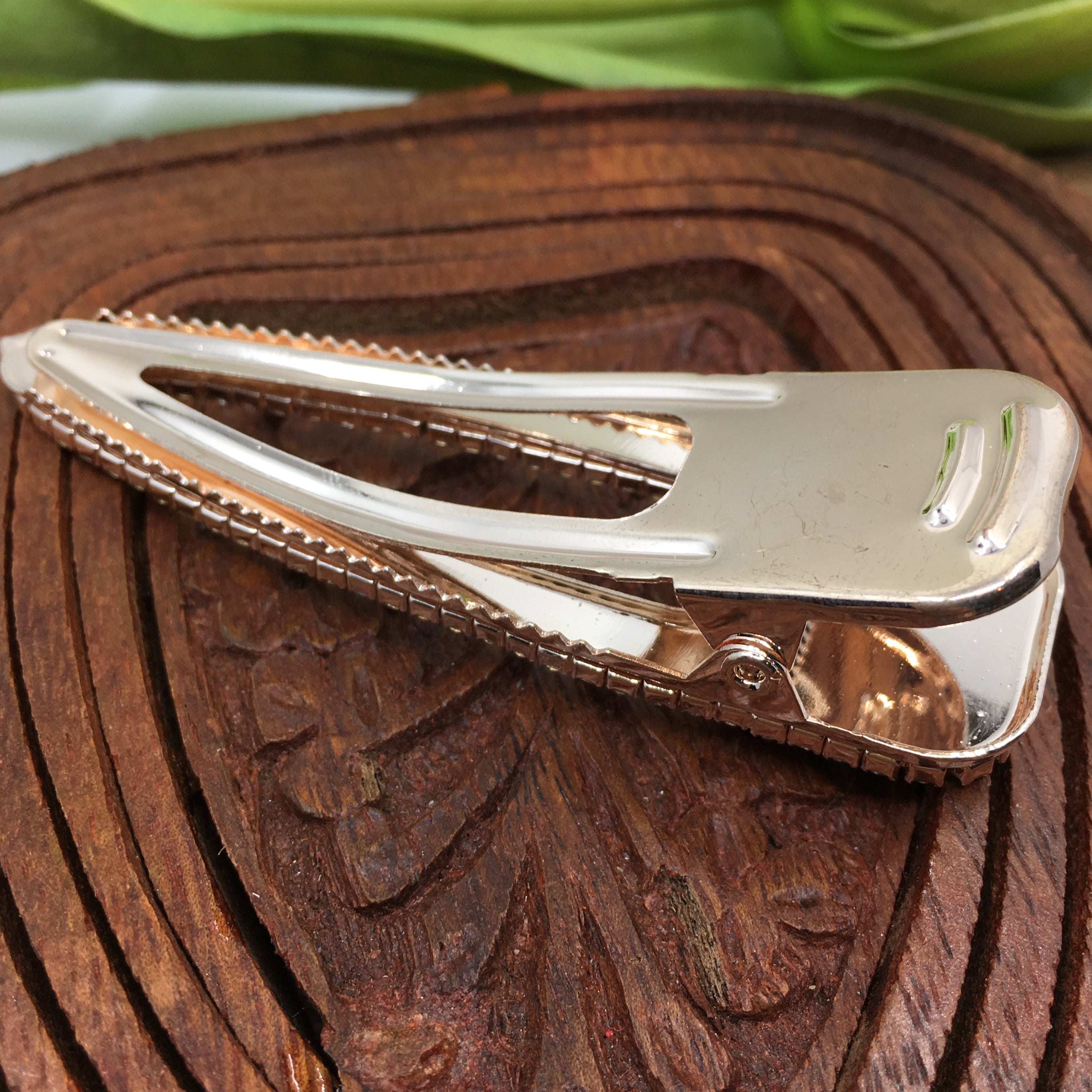 Rose Gold Crystal Rhinestone Hair Clips | Bellaire Wholesale