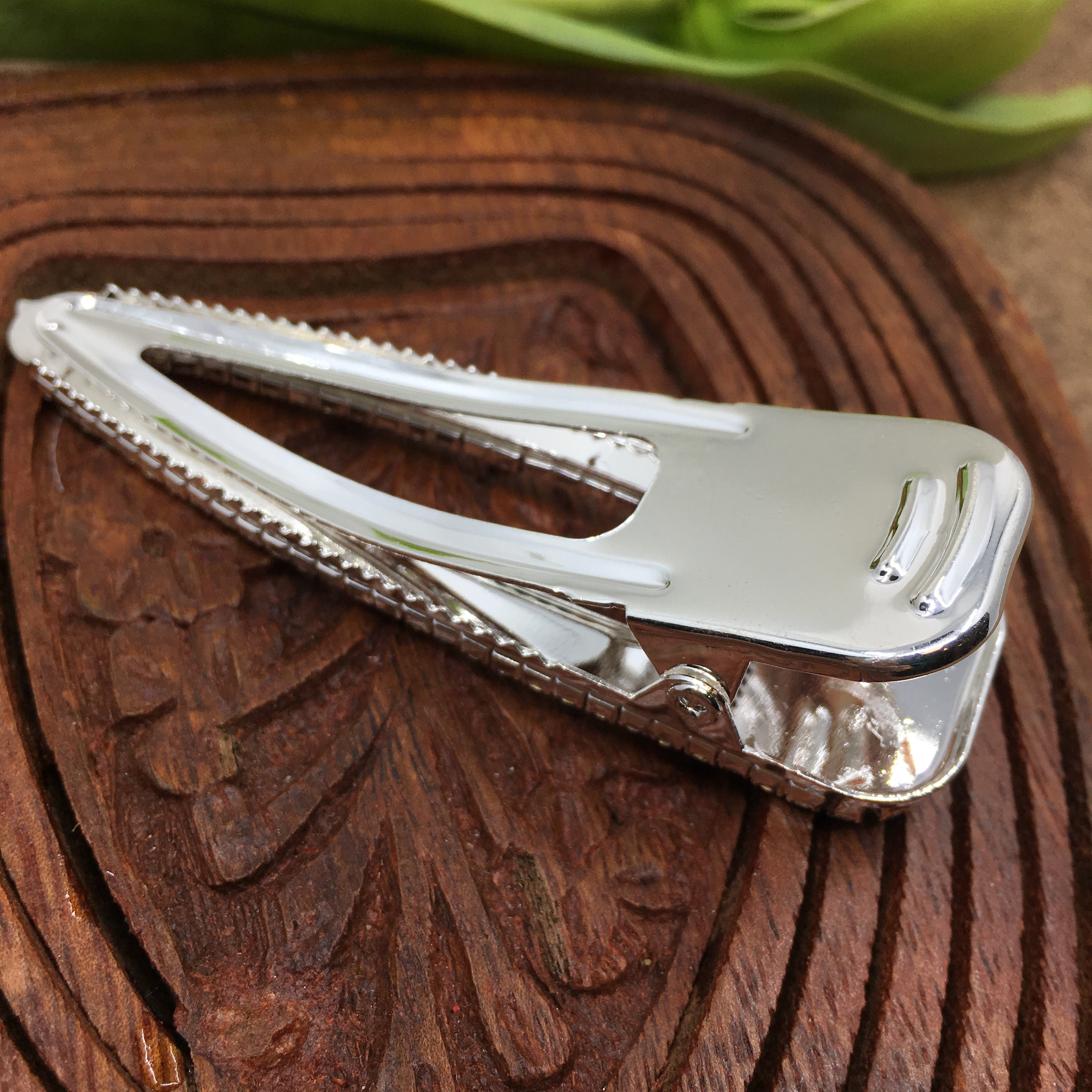 Silver Crystal Rhinestone Hair Clips | Bellaire Wholesale