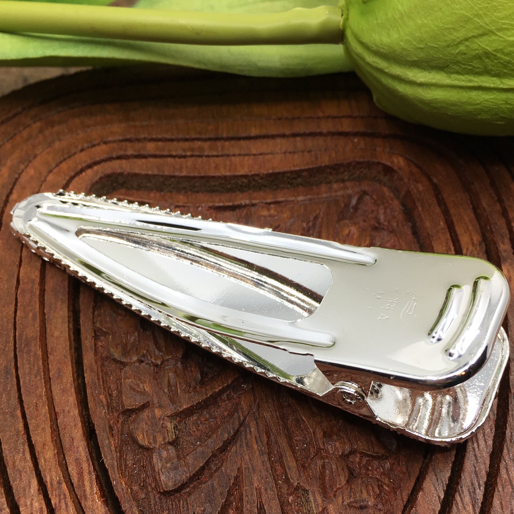 Silver Crystal Rhinestone Stud Hair Clips | Bellaire Wholesale