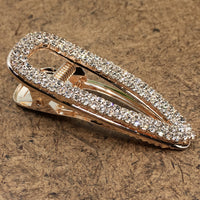 Rose Gold Crystal Rhinestone Stud Hair Clips | Bellaire Wholesale