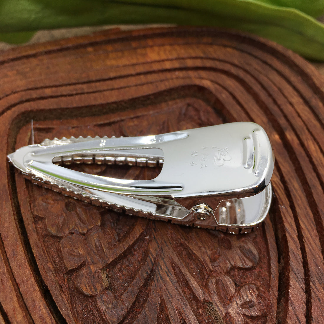 Silver Crystal Rhinestone Stud Hair Clips | Bellaire Wholesale