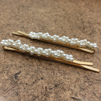 Pearl Hair Clips Gold Pin | Bellaire Wholesale