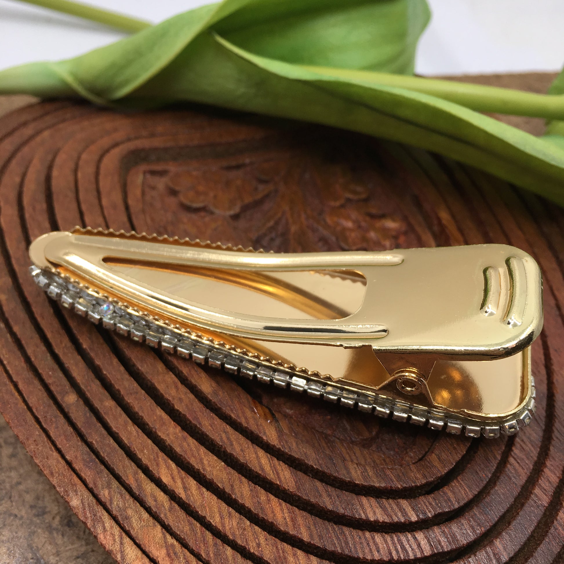 Shell Pearl Hair Clips Gold Pin | Bellaire Wholesale