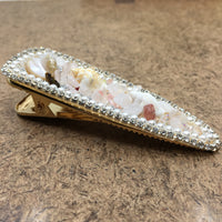 Shell Pearl Hair Clips Gold Pin | Bellaire Wholesale