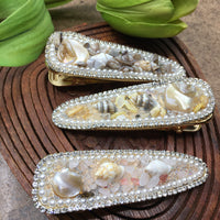 Shell Pearl Hair Clips Pin | Bellaire Wholesale
