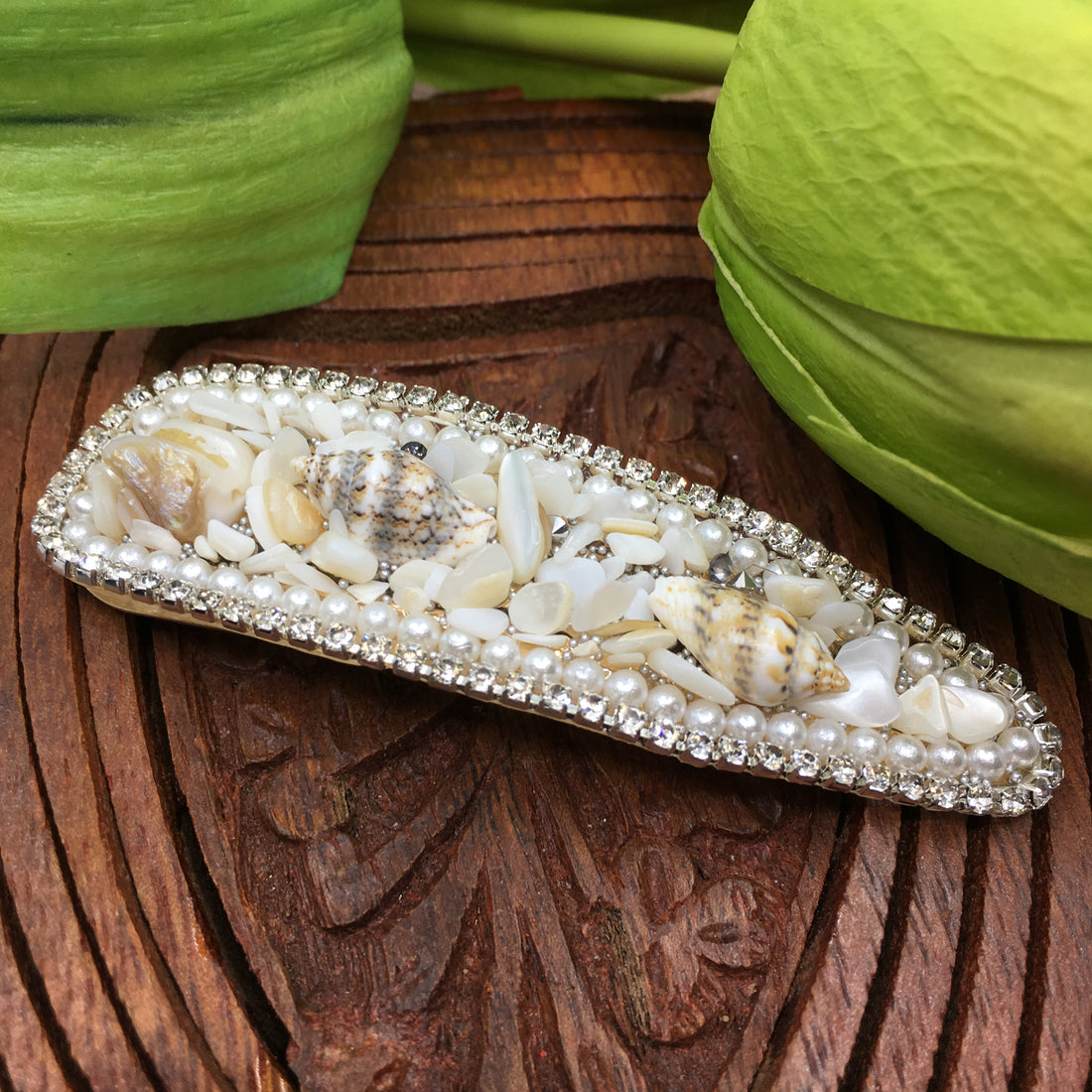Shell Pearl Hair Clips Pin | Bellaire Wholesale