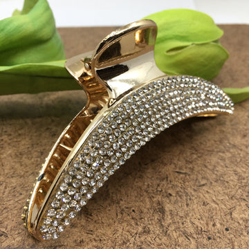 Hair Buckle with Rhinestone Stud Crystals | Bellaire Wholesale