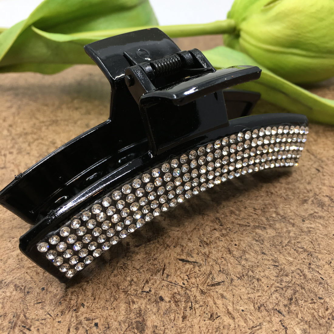 Hair Buckle with Clear Stones | Bellaire Wholesale