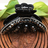Silver Night & Silver Acrylic Stone Hair Buckle | Bellaire Wholesale