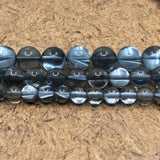 6mm Mystic Aura Beads Charcoal Grey | Bellaire Wholesale