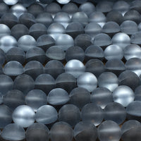 10mm Mystic Aura Beads Matte Charcoal Grey | Bellaire Wholesale