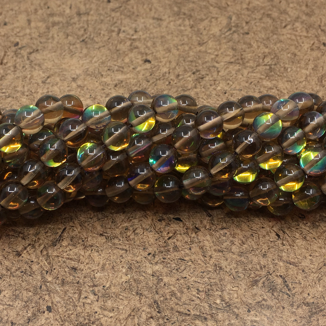 10mm Smoky Mystic Aura Beads | Bellaire Wholesale