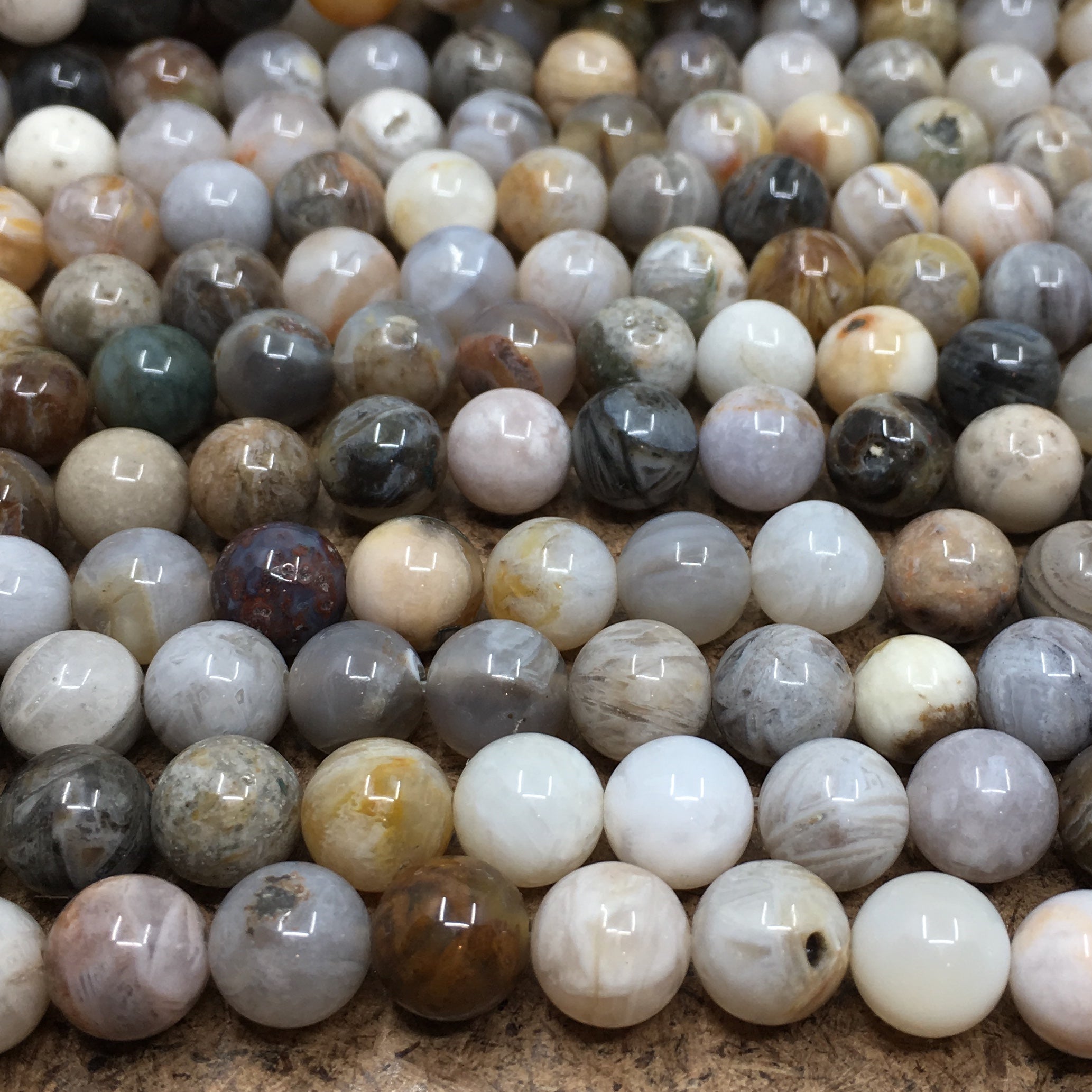 4mm Bamboo Agate Bead | Bellaire Wholesale